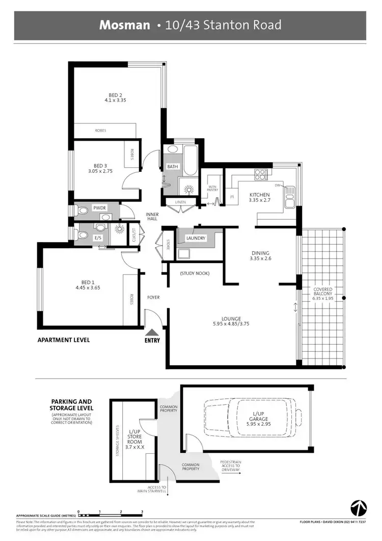 Floorplan of Homely apartment listing, 10/43 Stanton Road, Mosman NSW 2088