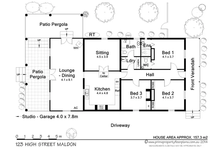 Floorplan of Homely house listing, 123 High Street, Maldon VIC 3463