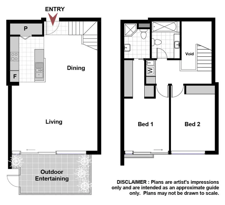 Floorplan of Homely apartment listing, 6/27 Cunningham Street, Kingston ACT 2604
