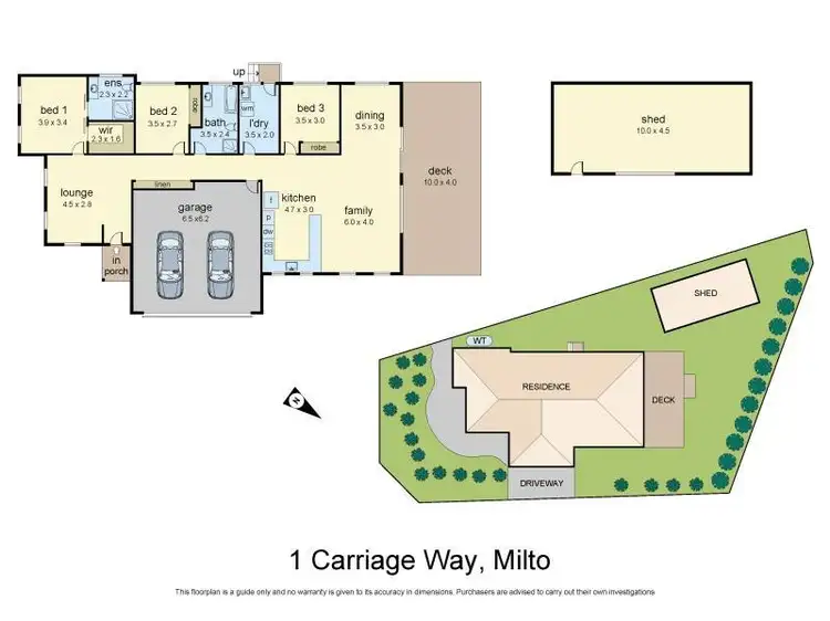Floorplan of Homely house listing, 1 Carriage Way, Milton NSW 2538