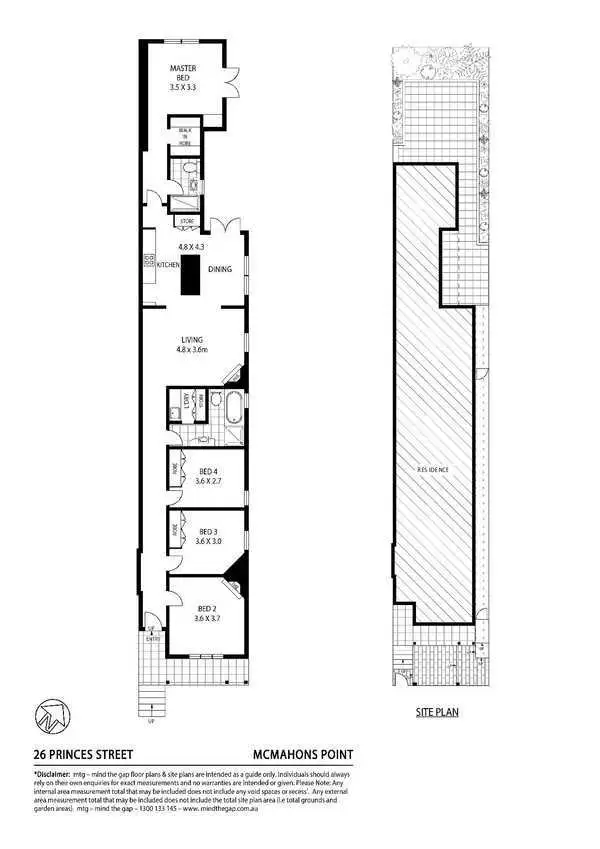 Floorplan of Homely house listing, 26 Princes Street, Mcmahons Point NSW 2060