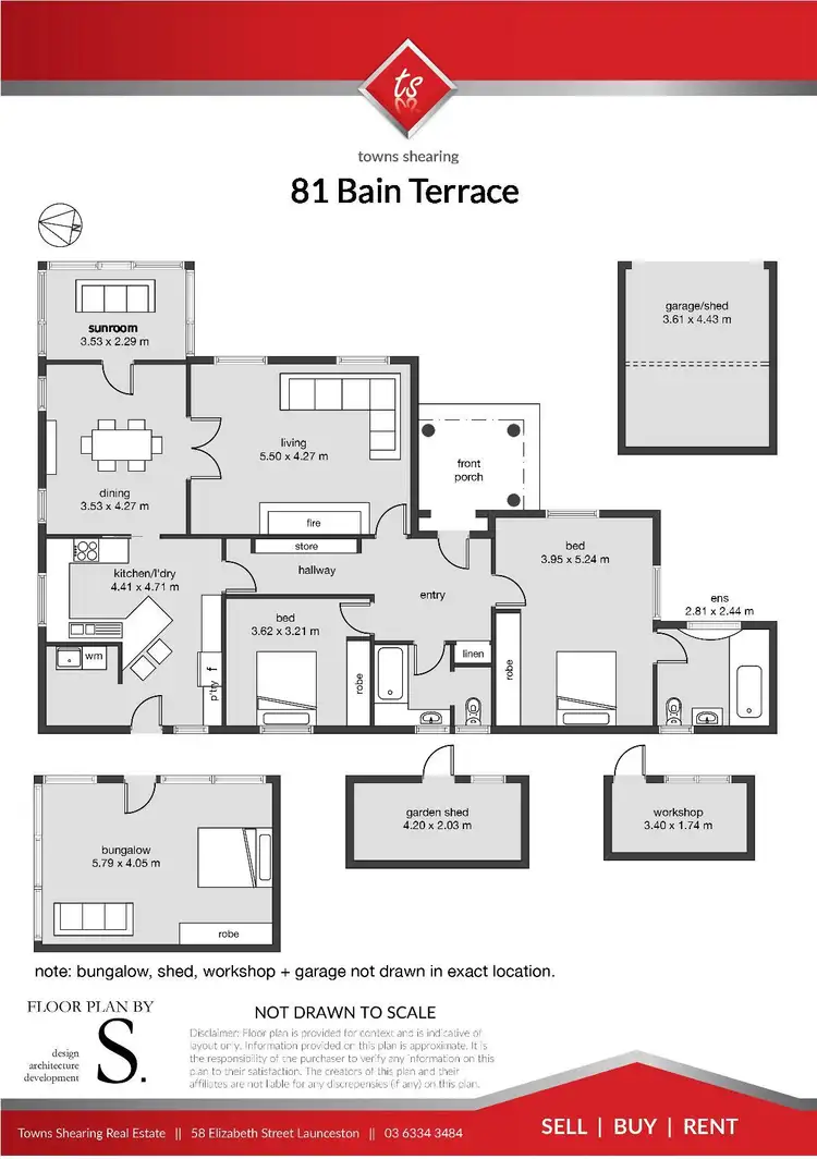 Floorplan of Homely house listing, 81 Bain Terrace, Trevallyn TAS 7250