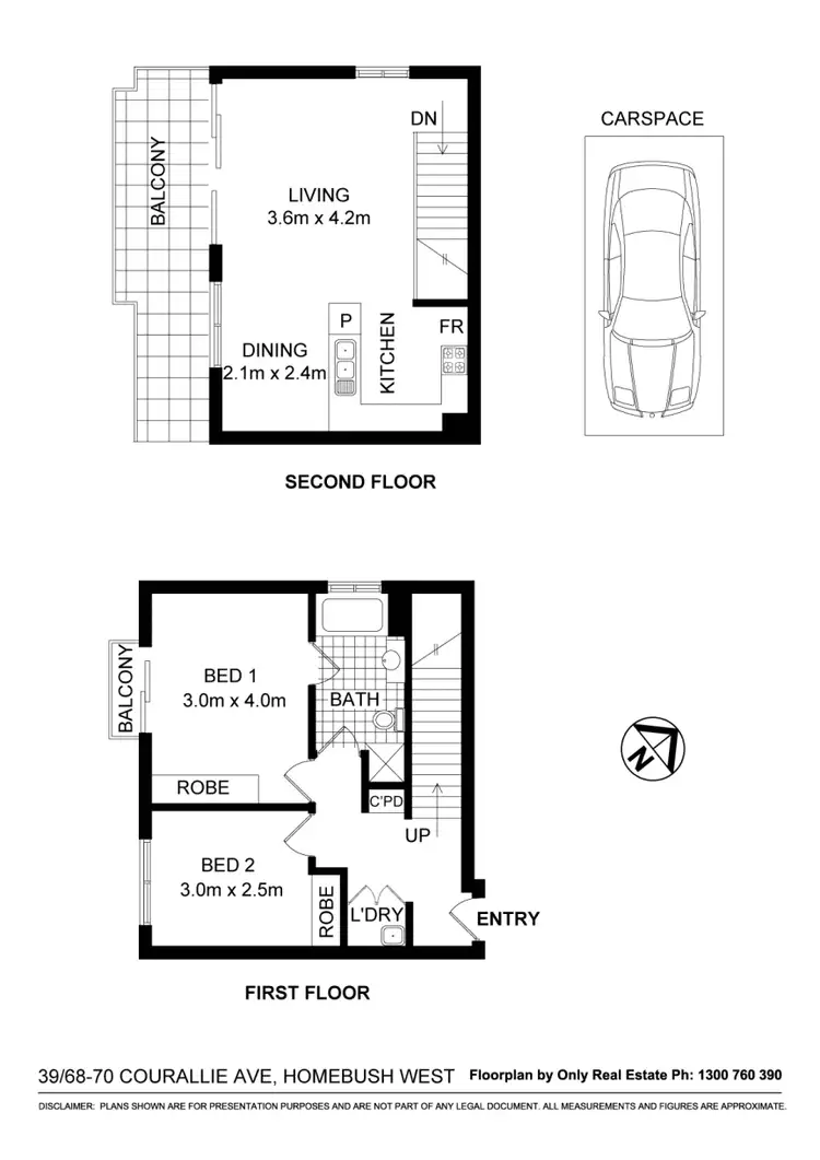 Floorplan of Homely apartment listing, 39/68-70 Courallie Avenue, Homebush West NSW 2140