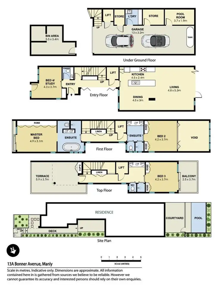Floorplan of Homely house listing, 13a Bonner Avenue, Manly NSW 2095