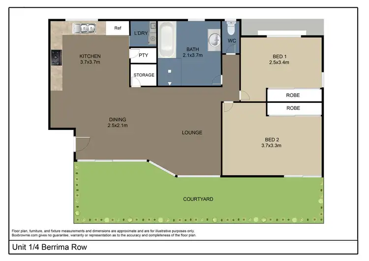 Floorplan of Homely apartment listing, 1/4 Berrima Row, Noosa Heads QLD 4567