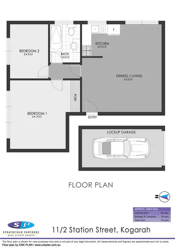 Floorplan of Homely apartment listing, 11/2 Station Street, Kogarah NSW 2217
