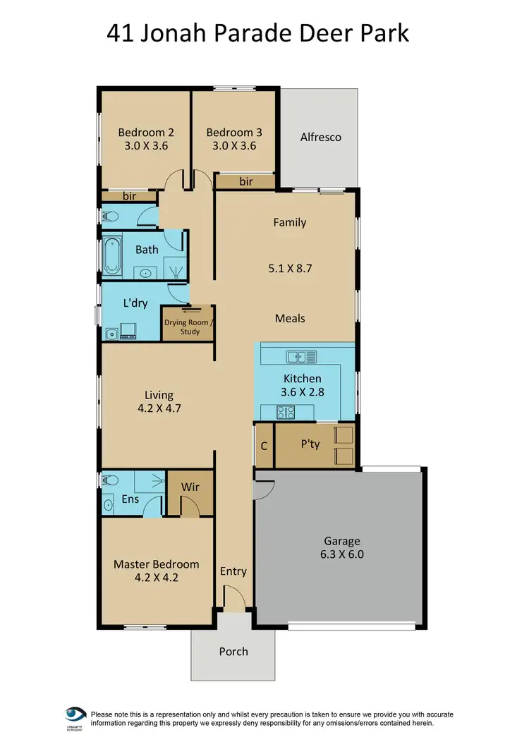 Floorplan of Homely house listing, 41 Jonah Parade, Deer Park VIC 3023