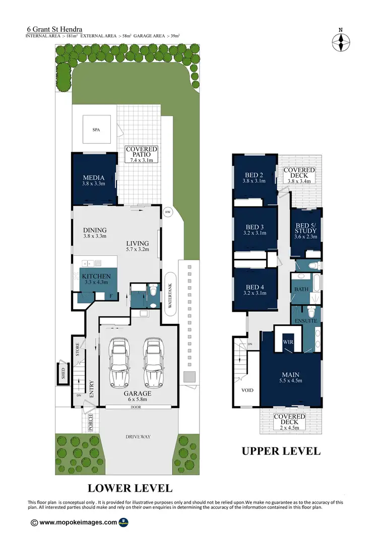 Floorplan of Homely house listing, 6 Grant Street, Hendra QLD 4011