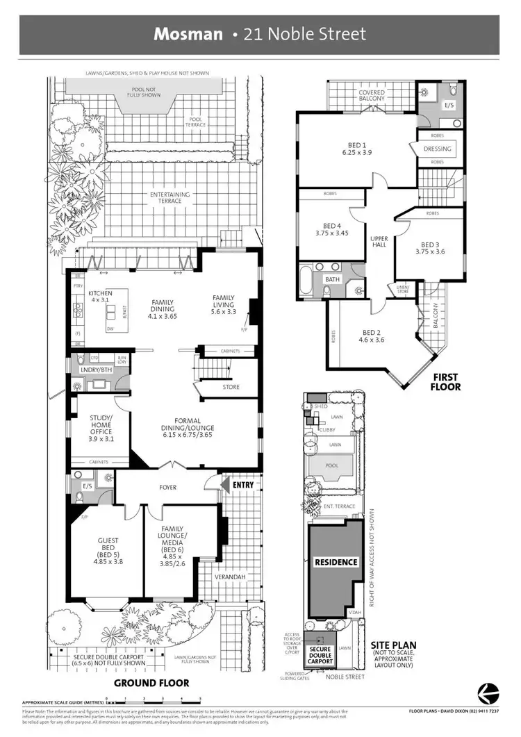 Floorplan of Homely house listing, 21 Noble Street, Mosman NSW 2088