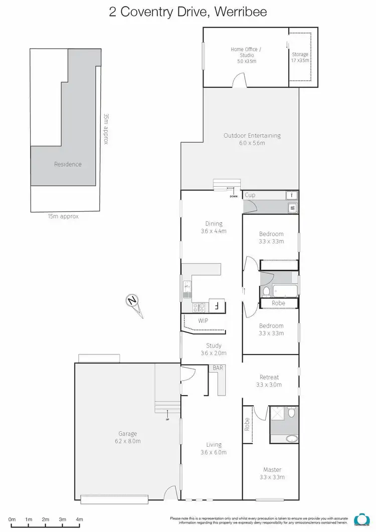 Floorplan of Homely house listing, 2 Coventry Drive, Werribee VIC 3030