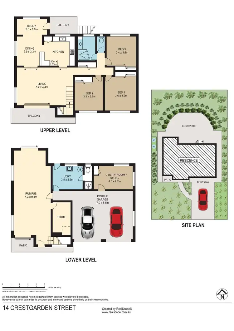 Floorplan of Homely house listing, 14 Crestgarden Street, Macgregor QLD 4109