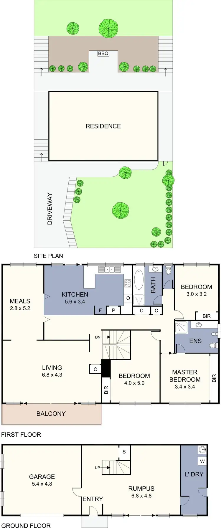 Floorplan of Homely house listing, 8 Centre Way, Glenroy VIC 3046