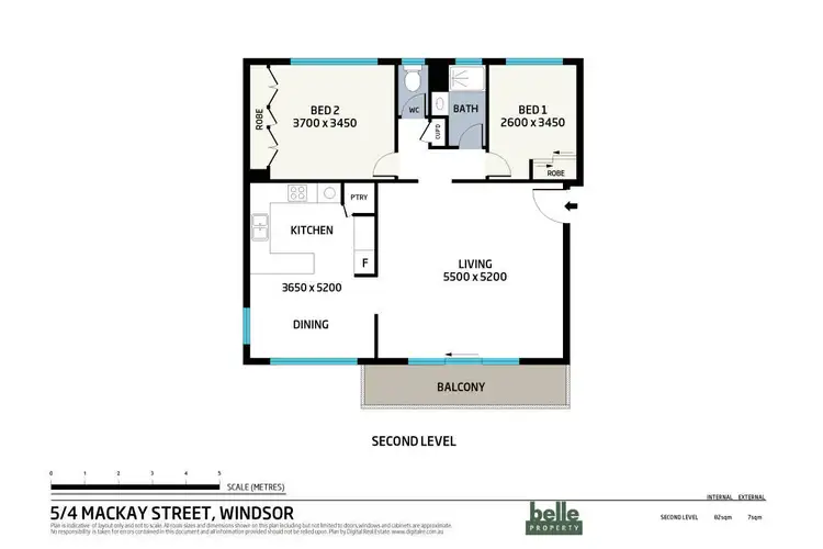 Floorplan of Homely unit listing, 5/4 Mackay Street, Windsor QLD 4030