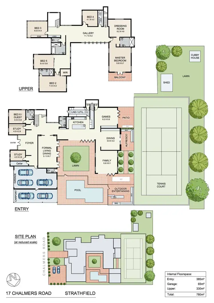 Floorplan of Homely house listing, 17 Chalmers Road, Strathfield NSW 2135