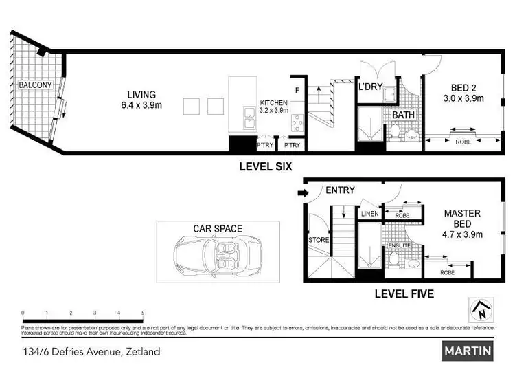 Floorplan of Homely apartment listing, 134/6 Defries Avenue, Zetland NSW 2017