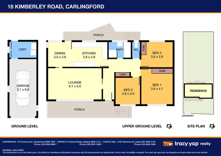 Floorplan of Homely house listing, 18 Kimberley Road, Carlingford NSW 2118