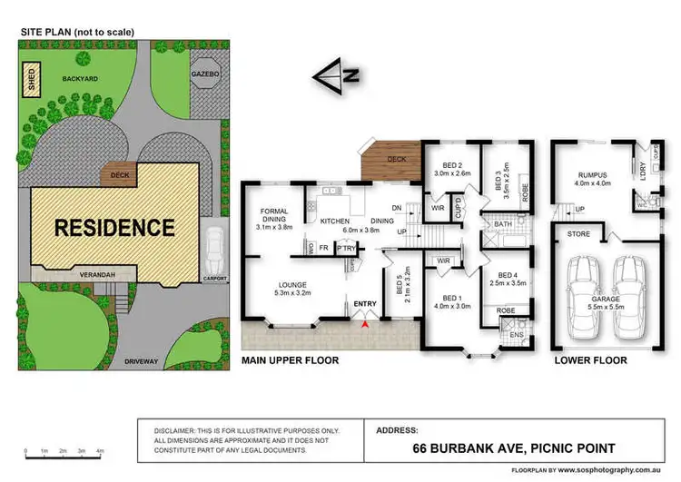 Floorplan of Homely house listing, 66 Burbank Avenue, Picnic Point NSW 2213