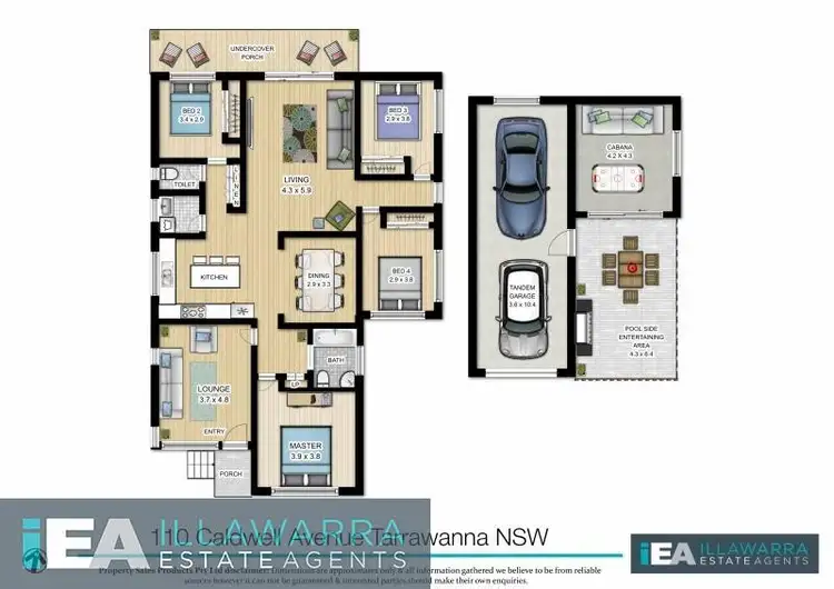 Floorplan of Homely house listing, 110 Caldwell Avenue, Tarrawanna NSW 2518
