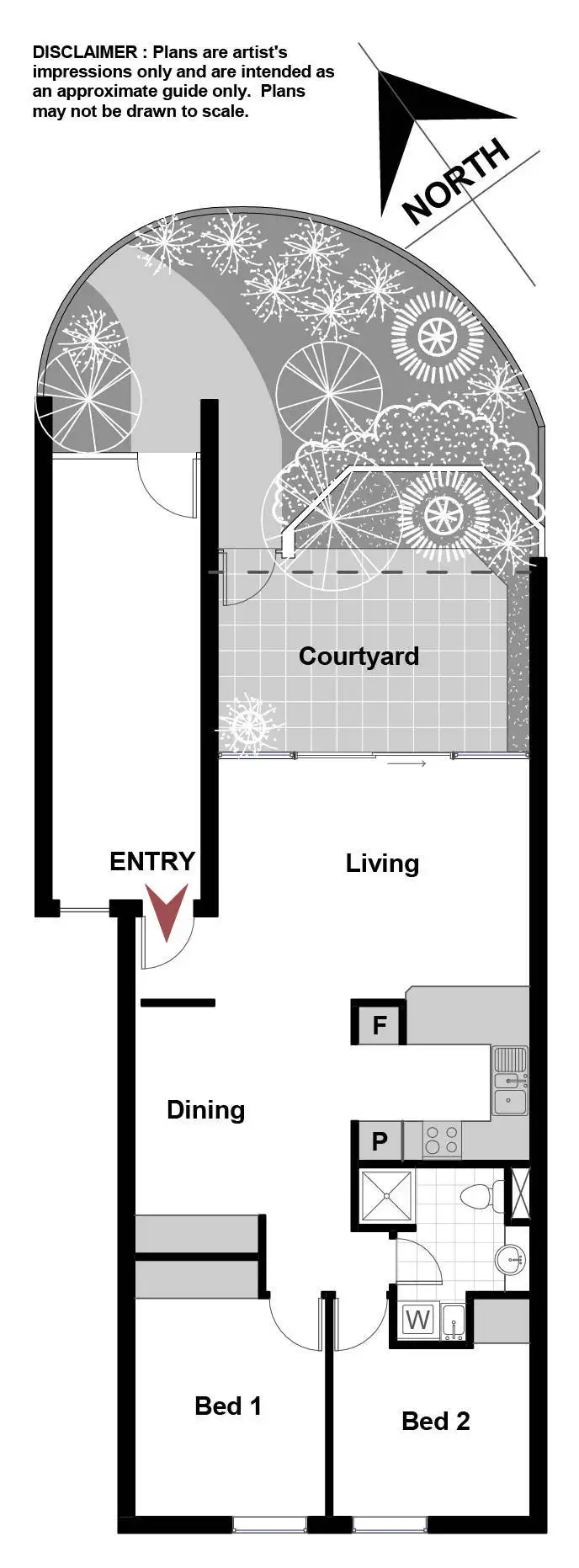 Floorplan of Homely apartment listing, Level G/7/47 Eyre Street, Kingston ACT 2604