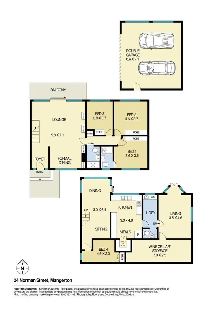 Floorplan of Homely house listing, 24 Norman Street, Mangerton NSW 2500