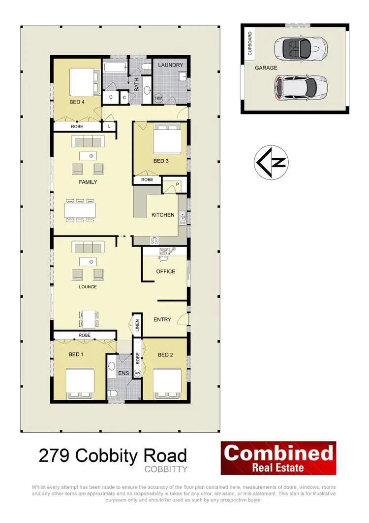Floorplan of Homely house listing, 279 Cobbitty Road, Cobbitty NSW 2570