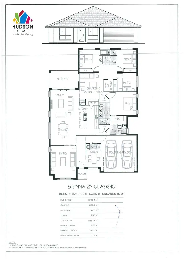 Floorplan of Homely house listing, 18 Salvador Circuit, Colebee NSW 2761