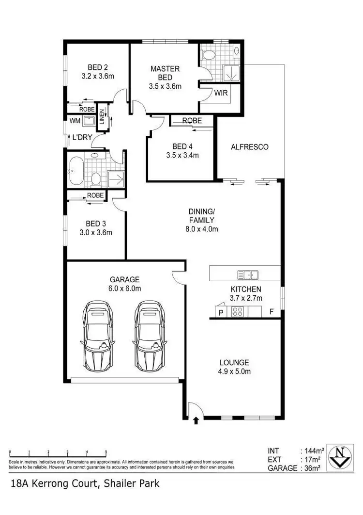 Floorplan of Homely house listing, 18A Kerrong Court, Shailer Park QLD 4128