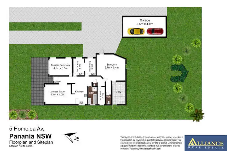Floorplan of Homely house listing, 5 Homelea Avenue, Panania NSW 2213