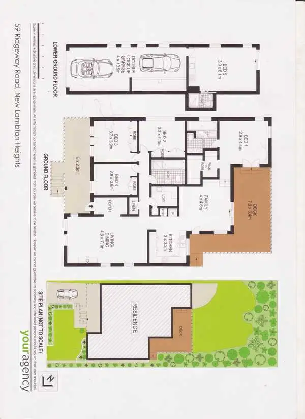 Floorplan of Homely house listing, 59 Ridgeway Road, New Lambton Heights NSW 2305