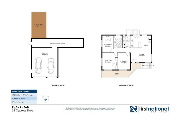 Floorplan of Homely house listing, 52 Cypress Street, Evans Head NSW 2473