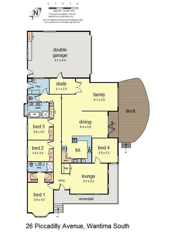 Floorplan of Homely house listing, 26 Piccadilly Avenue, Wantirna South VIC 3152