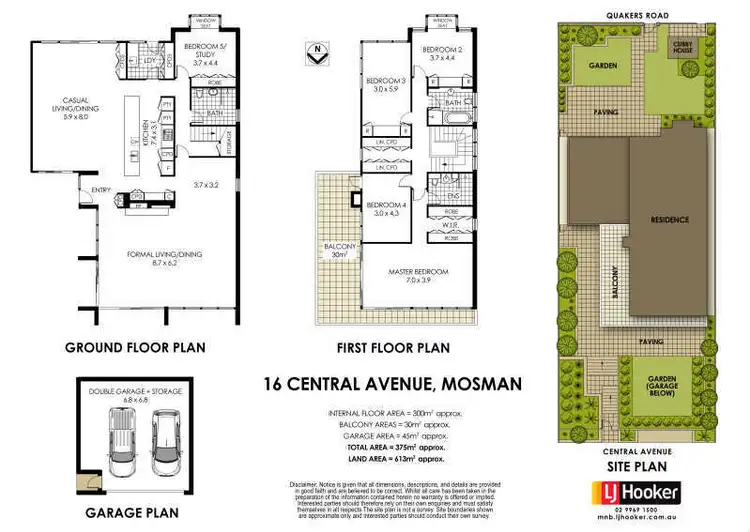 Floorplan of Homely house listing, 16 Central Avenue, Mosman NSW 2088