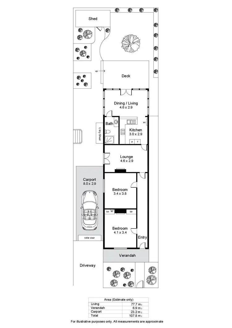 Floorplan of Homely house listing, 8 Dover Street, Maylands SA 5069