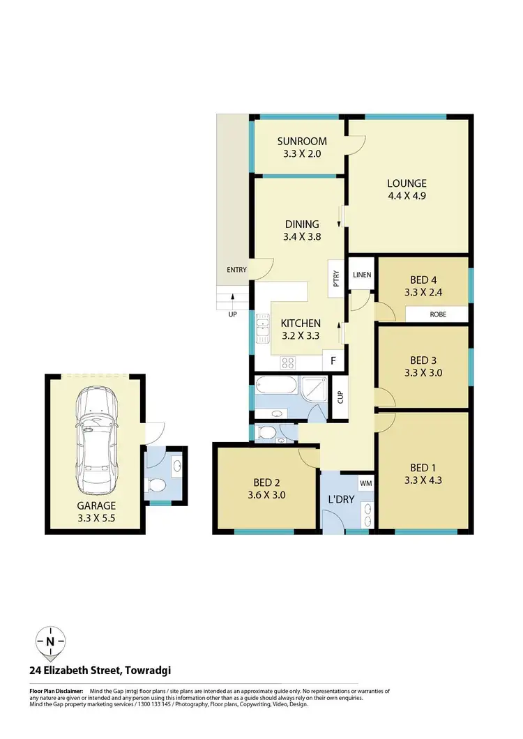 Floorplan of Homely house listing, 24 Elizabeth Street, Towradgi NSW 2518