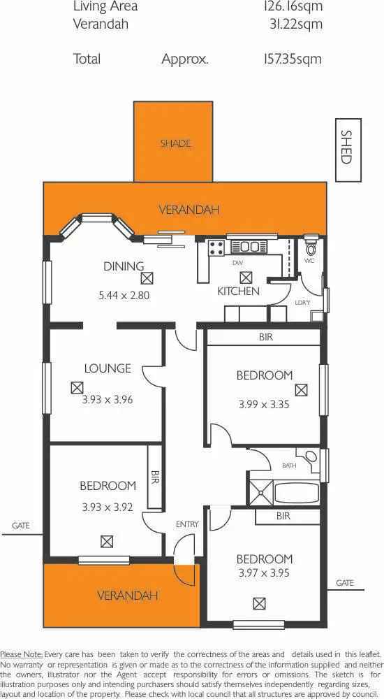 Floorplan of Homely house listing, 212 St Bernards Road, Hectorville SA 5073