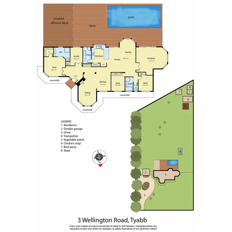 Floorplan of Homely rural property listing, 3 Wellington Road, Tyabb VIC 3913