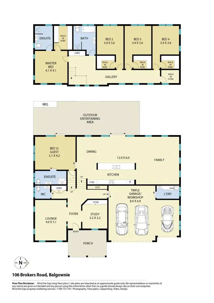 Floorplan of Homely house listing, 106 Brokers Road, Balgownie NSW 2519