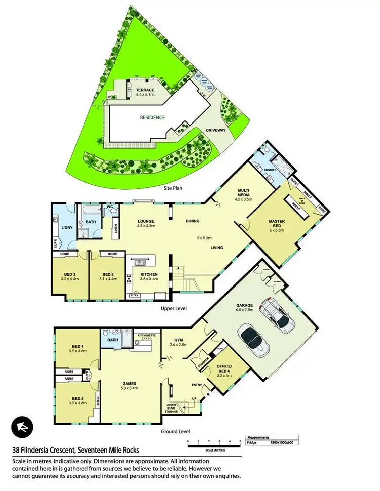 Floorplan of Homely house listing, 38 Flindersia Crescent, Seventeen Mile Rocks QLD 4073