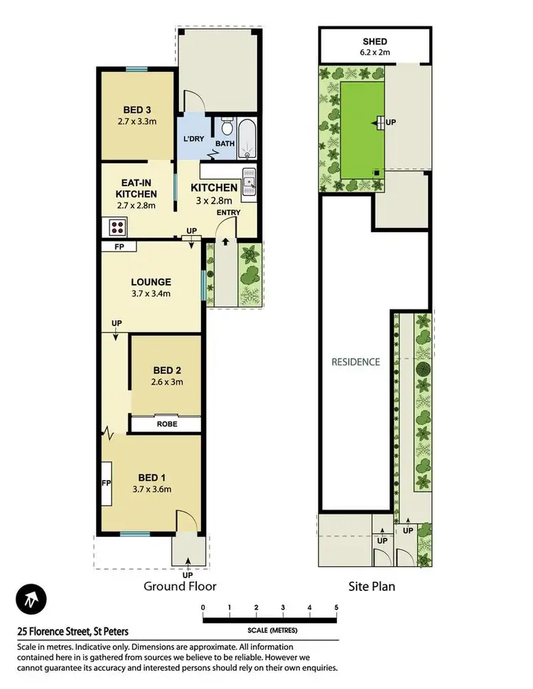 Floorplan of Homely house listing, 25 Florence Street, St Peters NSW 2044