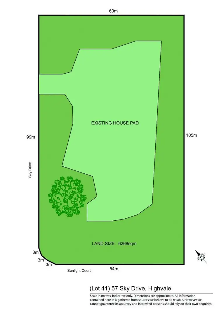 Floorplan of Homely land listing, 57 Sky Drive, Highvale QLD 4520