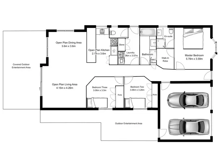 Floorplan of Homely house listing, 27 Dampier Crescent, Forest Lake QLD 4078