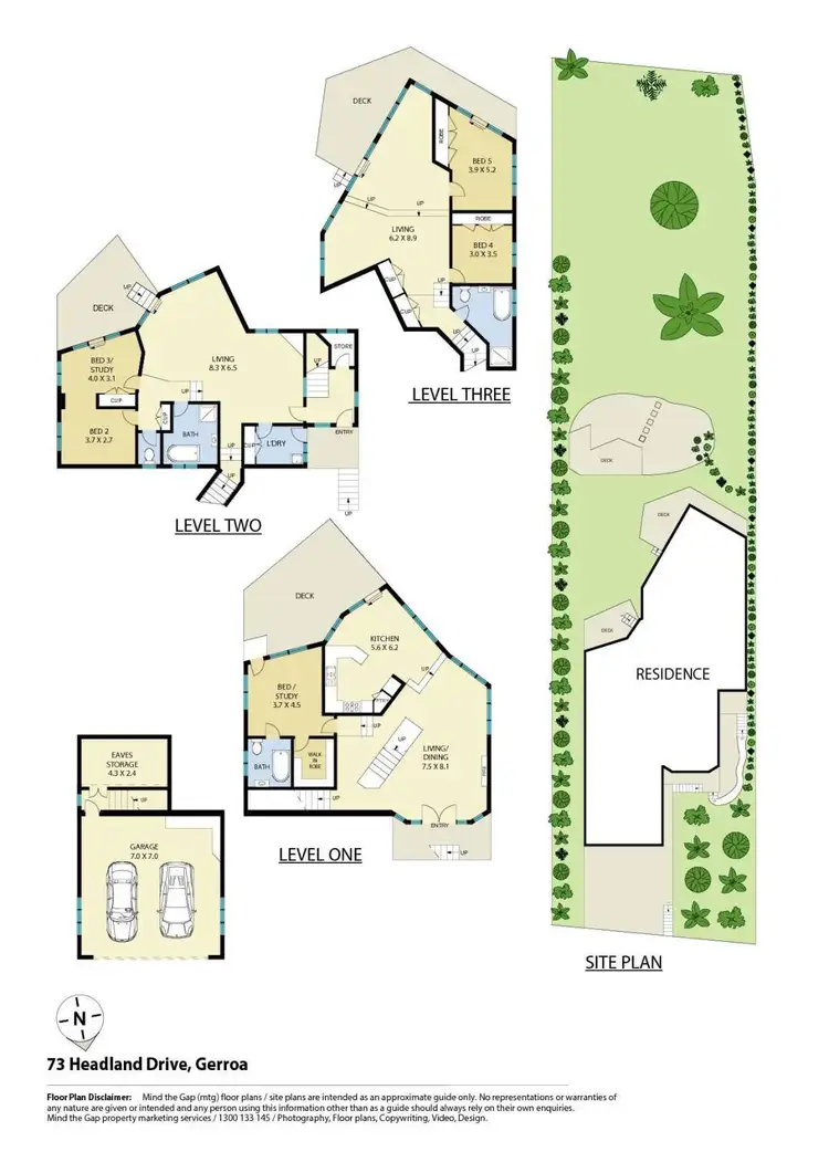 Floorplan of Homely house listing, 73 Headland Drive, Gerroa NSW 2534