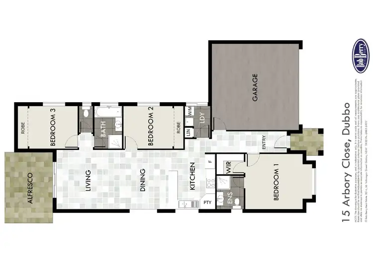 Floorplan of Homely house listing, 15 Arbory Close, Dubbo NSW 2830