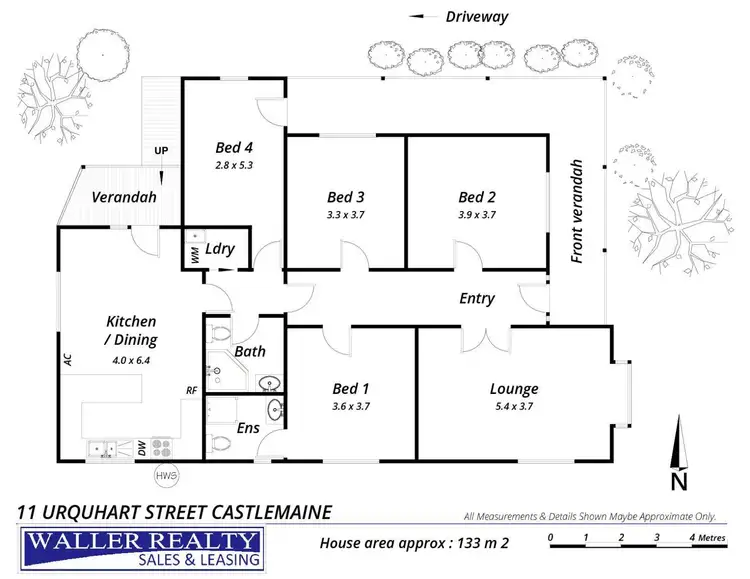 Floorplan of Homely house listing, 11 Urquhart Street, Castlemaine VIC 3450