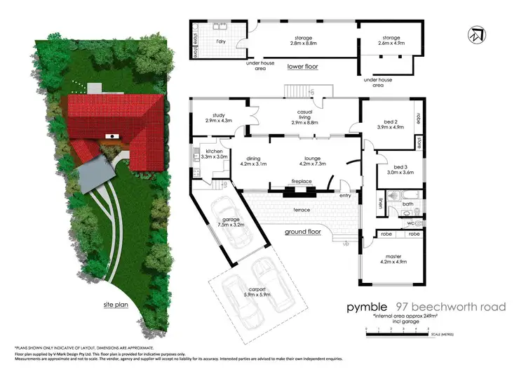 Floorplan of Homely house listing, 97 Beechworth Road, Pymble NSW 2073