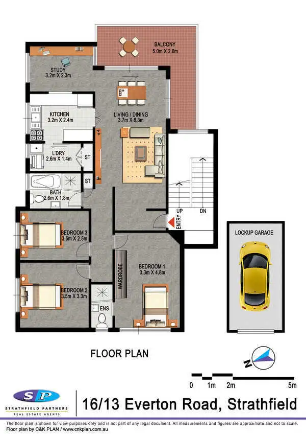 Floorplan of Homely apartment listing, 16/13-15 Everton Road, Strathfield NSW 2135