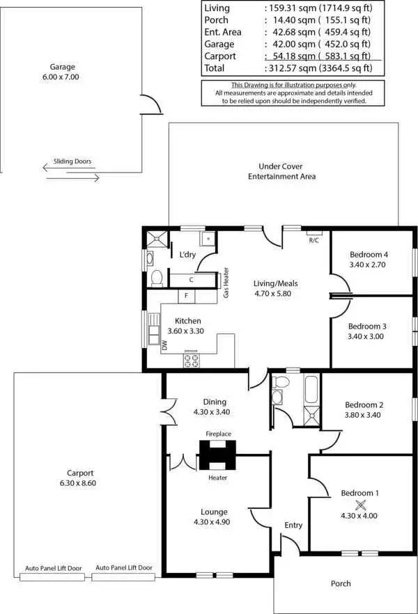 Floorplan of Homely house listing, 11 Herbert Road, Ashford SA 5035