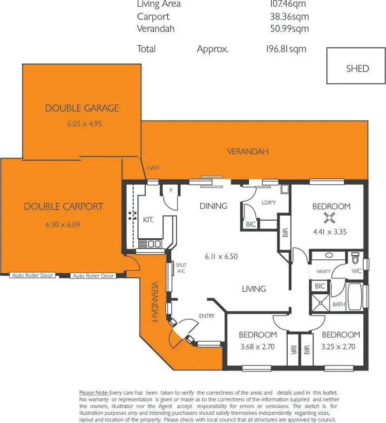 Floorplan of Homely house listing, 60a Buller Terrace, Alberton SA 5014