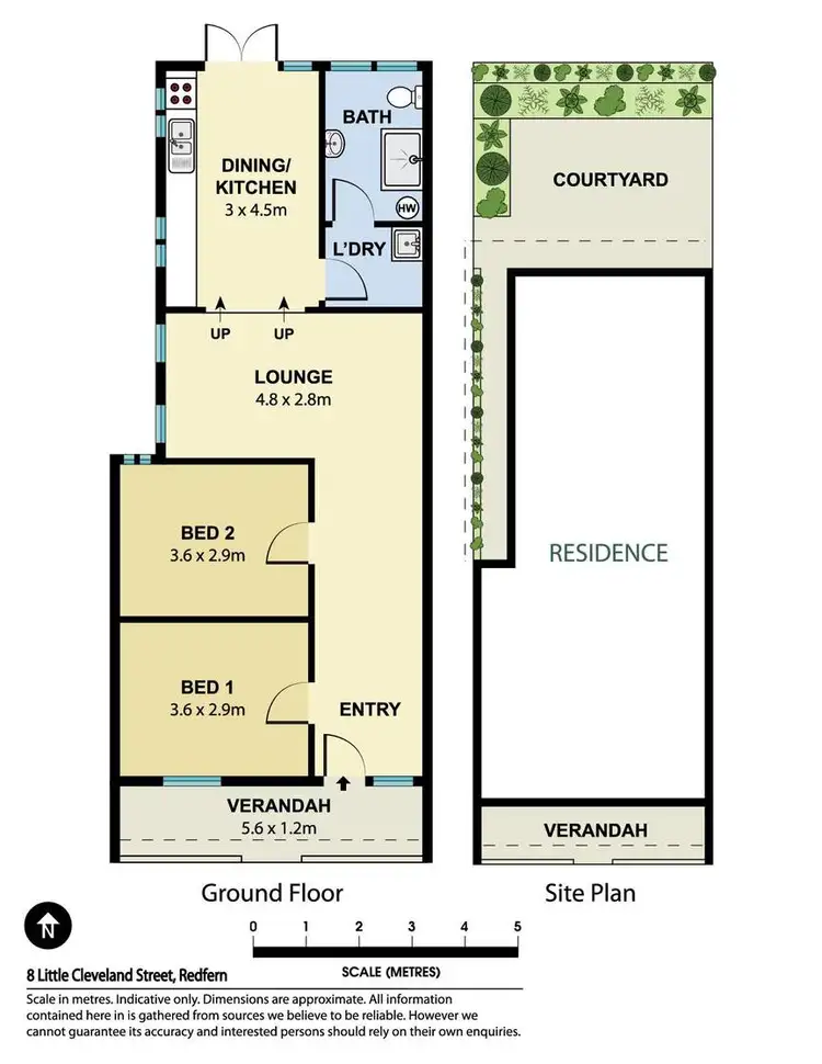 Floorplan of Homely house listing, 8 Little Cleveland Street, Redfern NSW 2016