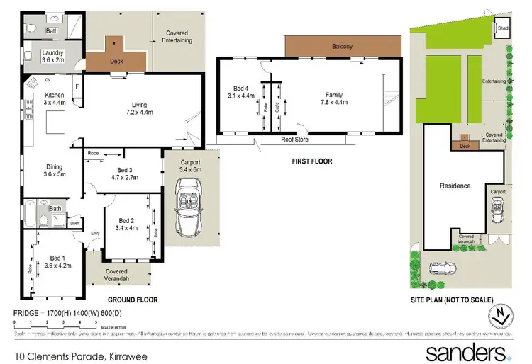 Floorplan of Homely house listing, 10 Clements Parade, Kirrawee NSW 2232